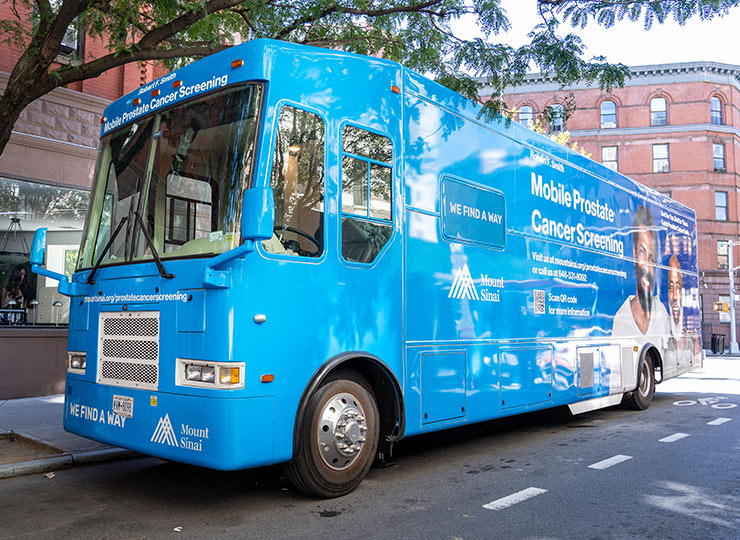 Photo of mobile screening bus